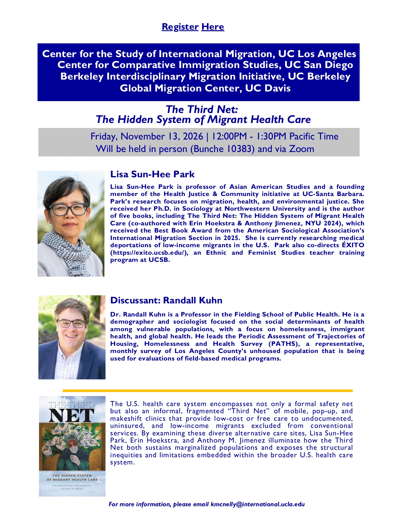 Flyer for "Third Net" event