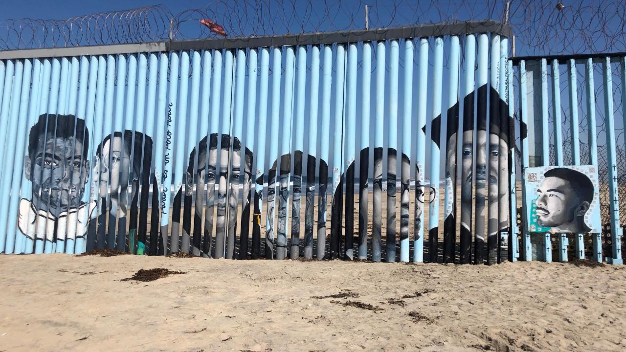 Border Mural by Lizbeth De La Cruz Santana