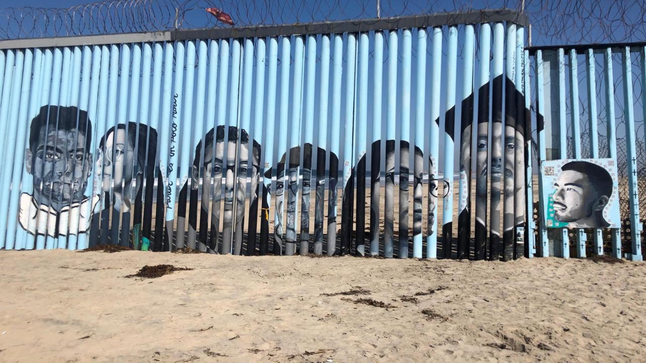 Border Mural by Lizbeth De La Cruz Santana