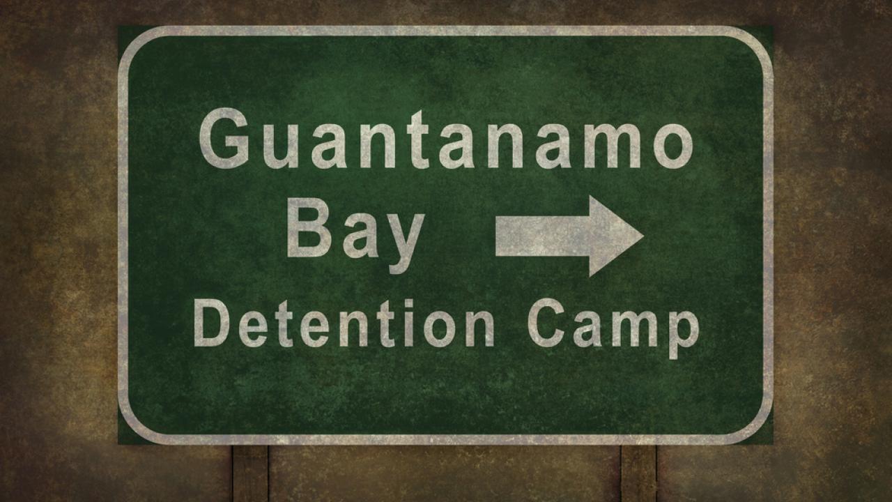 Guantanamo Bay sign