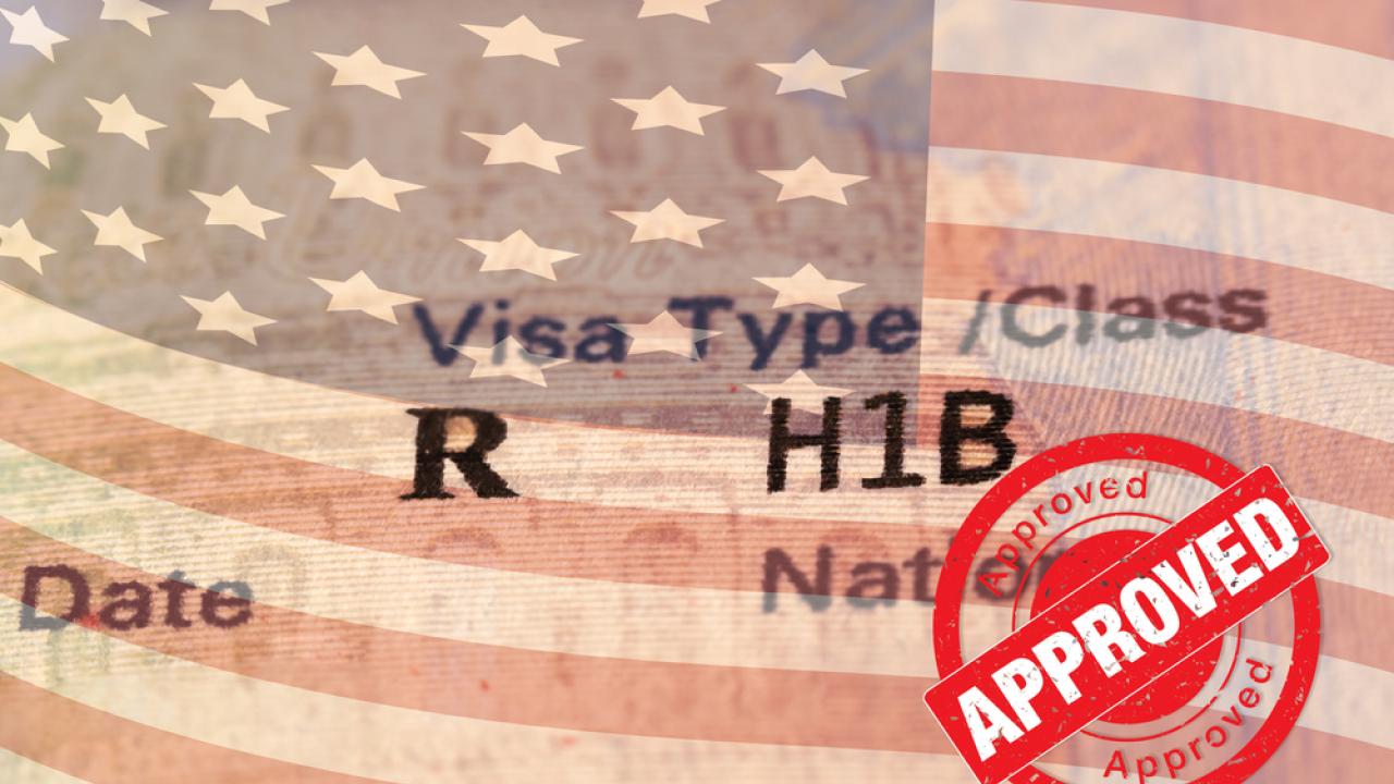 Picture of H1-B visa