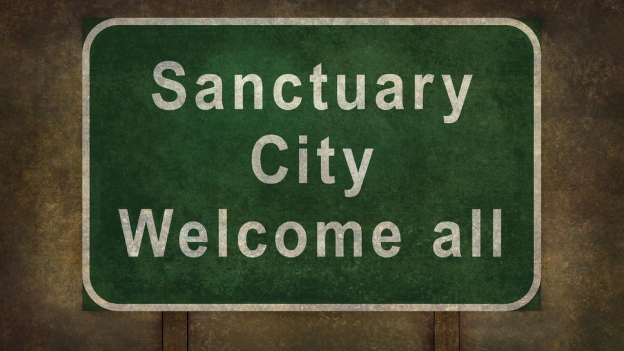 Sanctuary City Sign