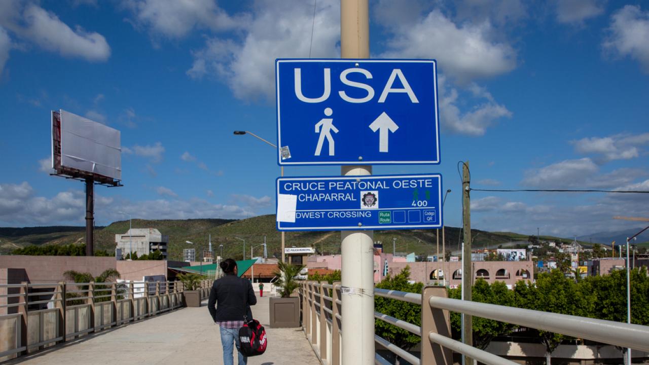 Picture from Tijuana border