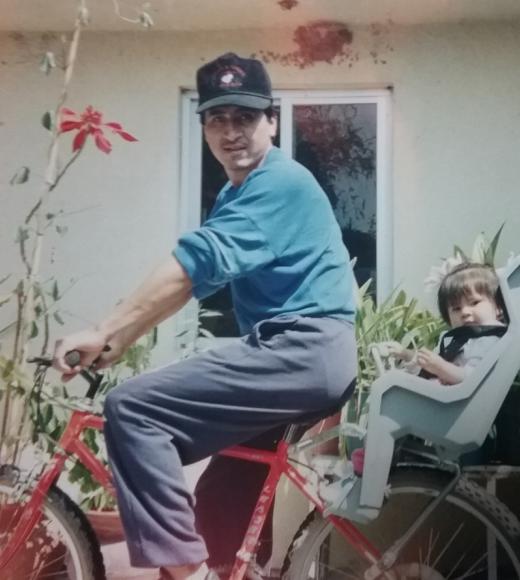A picture of Karen as a child